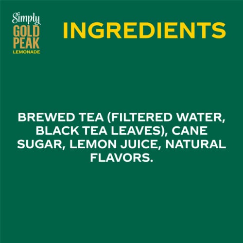 Simply Gold Peak Real Brewed Sweet Tea With Simply Lemonade Perspective: right
