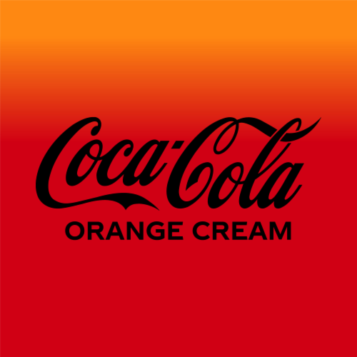 Coca-Cola® Zero Sugar Orange Cream Soda Bottle Perspective: right