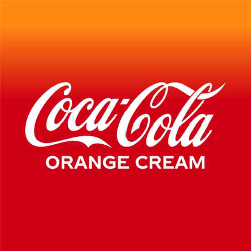 Coca-Cola® Orange Cream Soda Cans Perspective: right
