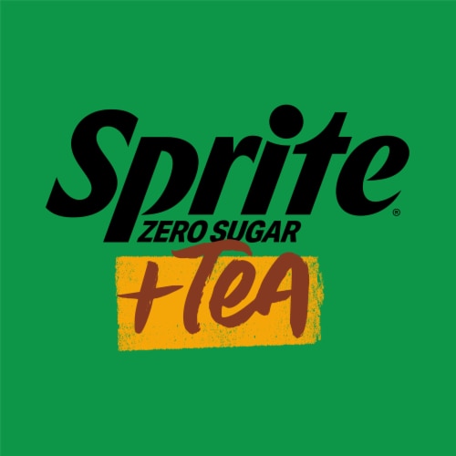 Sprite® + Tea Lemon Lime Zero Sugar Caffeine Free Soda Cans Perspective: right