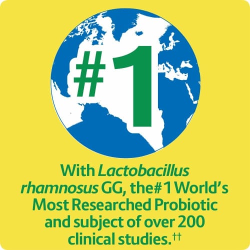 Culturelle® Health & Wellness Probiotic Vegetable Capsules Perspective: right