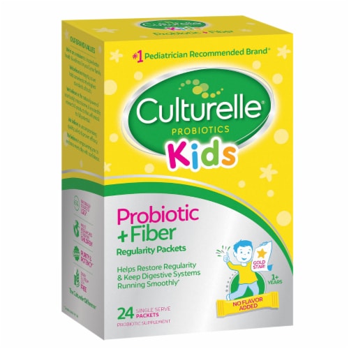 Culturelle® Probiotics Kids Regularity Dietary Supplement Packets Perspective: right