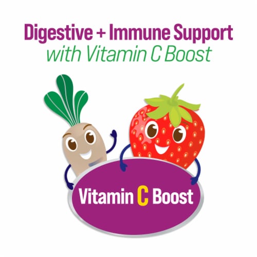 Culturelle® Kids Berry Blast Flavor Probiotic Gummies Perspective: right