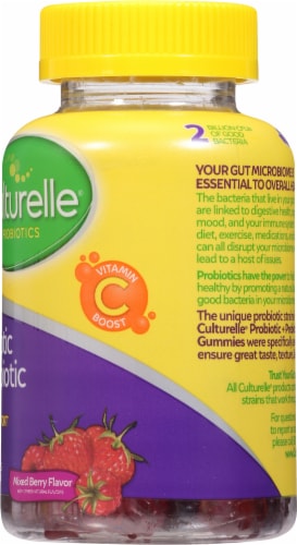 Culturelle Mixed Berry Probiotic Gummies Perspective: right