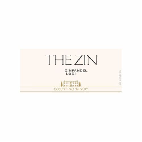 Cosentino Winery The Zin Zinfandel California Red Wine Perspective: right