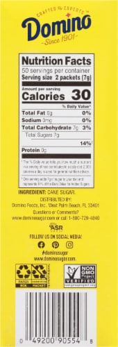Domino Premium Pure Cane Sugar Packets Perspective: right