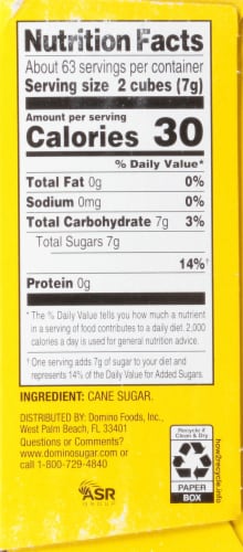 Domino Premium Pure Cane Sugar Cubes Perspective: right