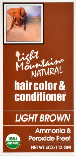 Light Mountain Natural Hair Color Conditioner Light Brown Perspective: right