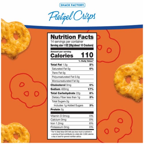 Snack Factory® Party Size Buffalo Wing Pretzel Crisps® Perspective: right