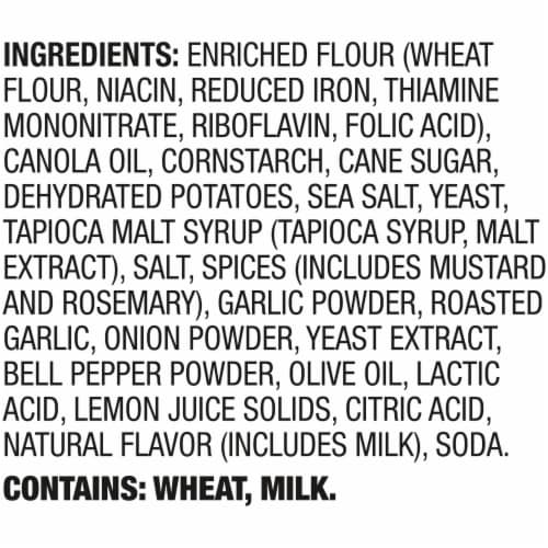 Snack Factory® Garlic & Herbs Pretzel Crisps Bites Perspective: right