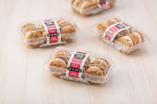 Our Specialty Oatmeal Raisin Sweet Middle Sandwich Cookies Perspective: right