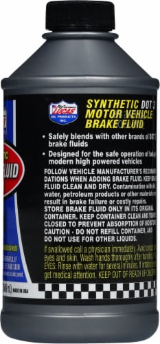 Lucas Oil Products Synthetic DOT 3 Brake Fluid Perspective: right