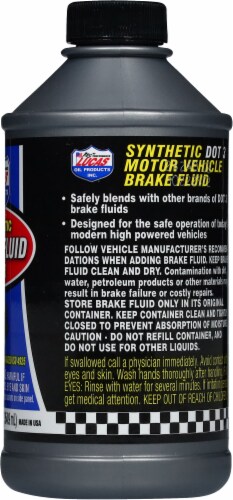 Lucas Oil Products Synthetic DOT 3 Brake Fluid Perspective: right