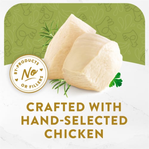 Purina Fancy Feast Appetizers Wet Cat Complement White Meat Chicken Appetizer in a Savory Tuna Broth Perspective: right