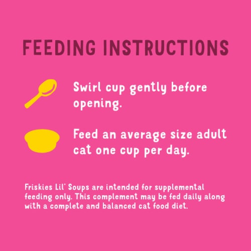 Purina Friskies Lil' Soups Wet Cat Food Lickable Cat Treats With Sockeye Salmon in Chicken Broth Perspective: right