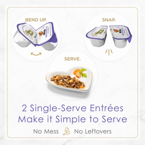 Purina Fancy Feast Petites Wet Cat Food in Gravy Turkey & Sweet Potato Perspective: right