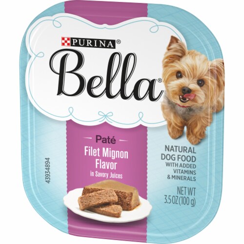 Purina Bella Filet Mignon Flavor Small Breed Wet Adult Dog Food - 3.5 Ounces Perspective: right
