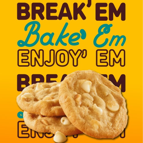Nestle Toll House White Chip Macadamia Nut Cookie Dough Pack Perspective: right