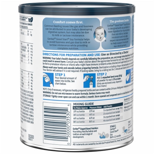 Gerber good store start nutrition