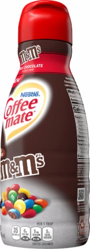 Nestle® Coffee mate® M&M's Milk Chocolate Liquid Coffee Creamer Perspective: right