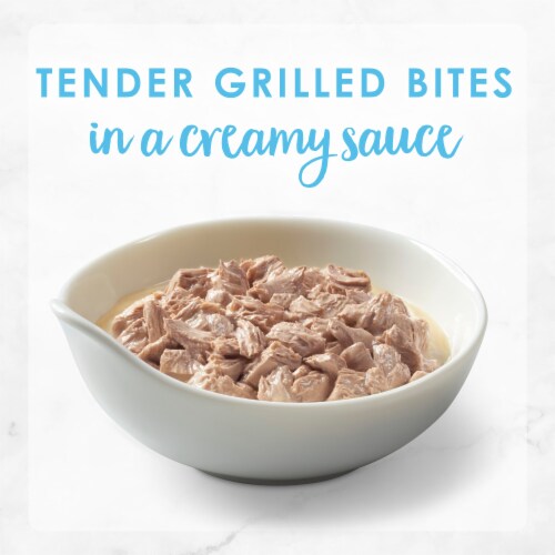 Purina Fancy Feast Creamy Delights Wet Cat Food Tuna Feast in a Creamy Sauce Perspective: right