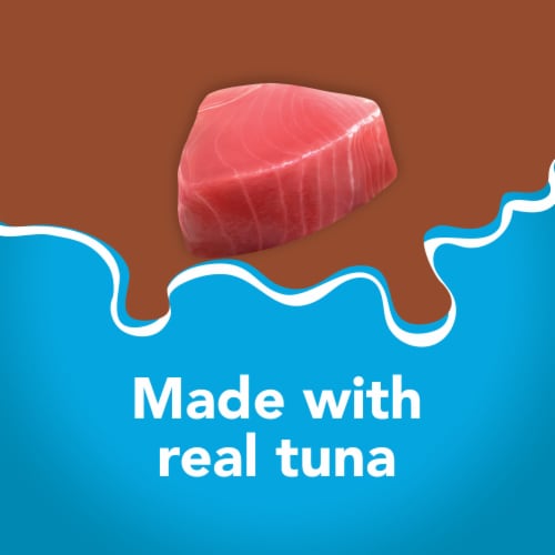 Purina Friskies Extra Gravy Wet Cat Food Pate with Tuna in Savory Gravy Perspective: right
