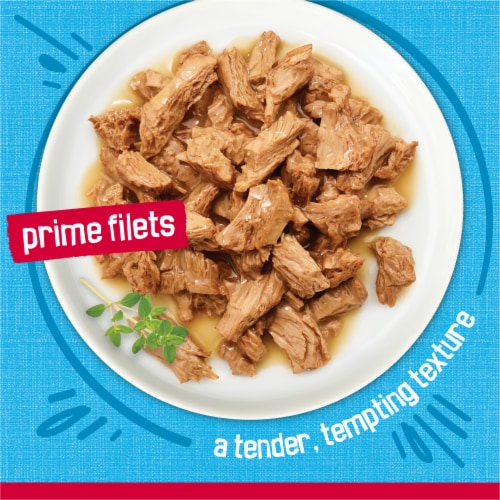 Purina Friskies Prime Filets Wet Cat Food in Sauce Ocean Whitefish Tuna 5.5 oz Jay C Food Stores