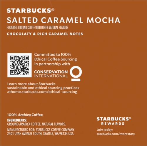 Starbucks® Salted Caramel Mocha Flavored K-Cup® Coffee Pods Perspective: right