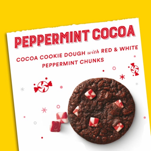 Nestle Toll House Peppermint Cocoa Cookie Dough Refrigerated Cookie Dough Perspective: right