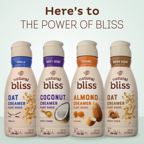 Coffee Mate Natural Bliss Vanilla Almond Milk Non Dairy Coffee Creamer Perspective: right