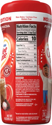 Nestle® Coffee Mate® Peppermint Mocha Non-Dairy Creamer Perspective: right