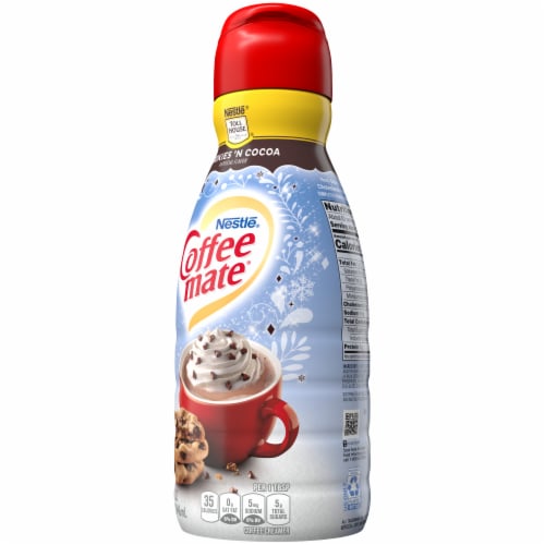 Coffee-mate Cookies 'N Cocoa Liquid Coffee Creamer Perspective: right