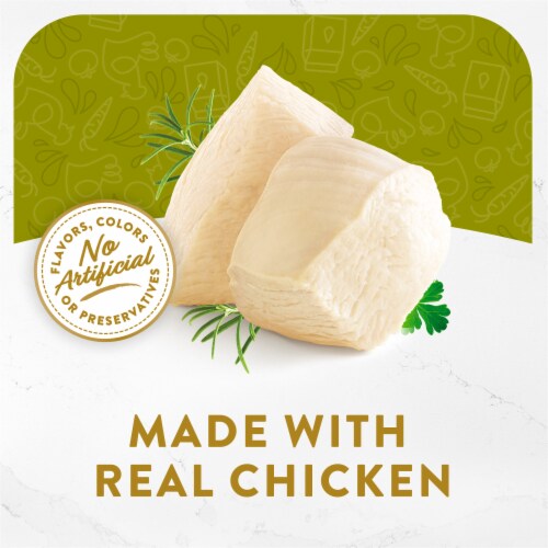 Purina Fancy Feast Broths Wet Cat Food Complement Creamy Chicken & Vegetables Perspective: right