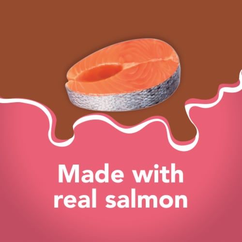 Friskies® Extra Gravy with Salmon Chunky Wet Cat Food Perspective: right