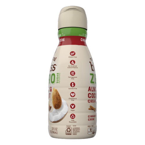 Coffee Mate Natural Bliss Cinnamon Almond and Coconut Milk Dairy Free Coffee Creamer Perspective: right