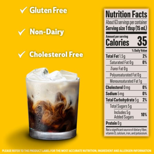 Coffee mate Kahlua and Creme Flavored Non-Alcoholic Liquid Coffee Creamer Perspective: right
