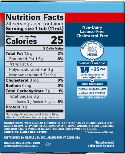 Nestle® Coffee mate® French Vanilla Liquid Coffee Creamer Singles Perspective: right