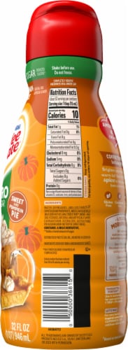 Nestle® Coffee mate® Zero Sugar Pumpkin Spice Liquid Coffee Creamer Perspective: right