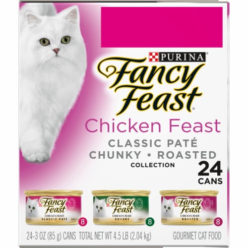 Fancy Feast Chicken Feast Wet Cat Food Variety Pack Perspective: right