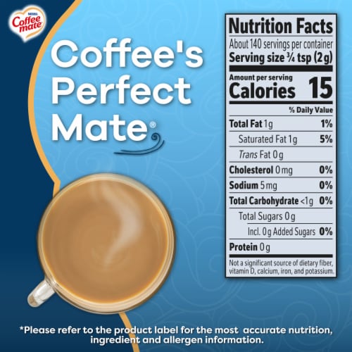 Nestle® Coffee Mate® Sugar Free French Banilla Powder Coffee Creamer Perspective: right