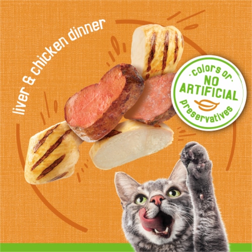 Friskies Liver & Chicken Dinner Pate Wet Cat Food Perspective: right
