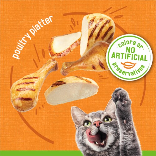 Purina Friskies Wet Cat Food Pate Poultry Platter Perspective: right