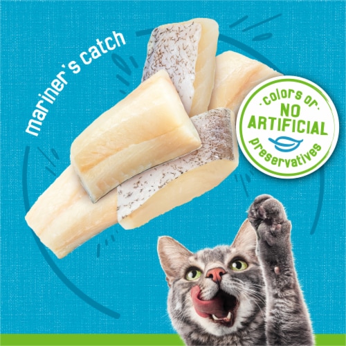 Friskies Pate Mariner's Catch Wet Cat Food Perspective: right