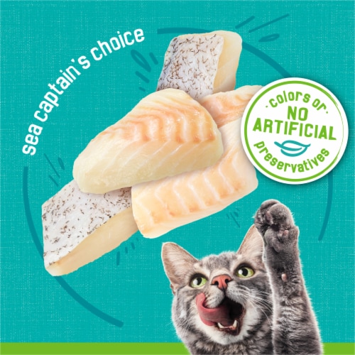 Purina Friskies Wet Cat Food Pate Sea Captain's Choice Perspective: right