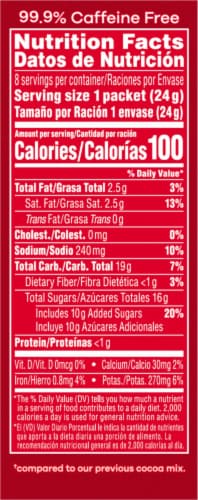 Nestle Rich Milk Chocolate Hot Chocolate Cocoa Mix Perspective: right