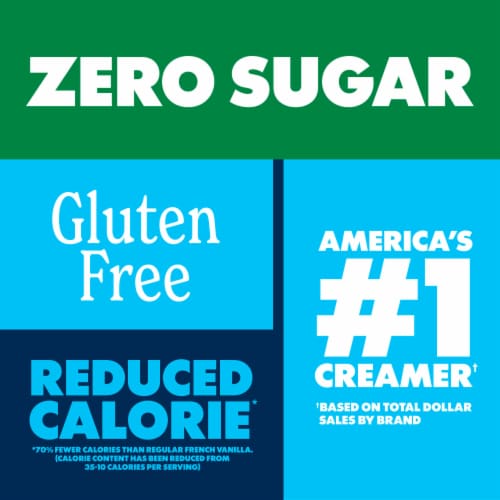 Coffee Mate Sugar Free French Vanilla Coffee Creamer Perspective: right