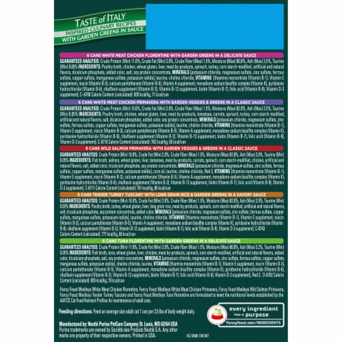Purina Fancy Feast Wet Medleys Taste of Italy Cat Food Variety Pack Perspective: right