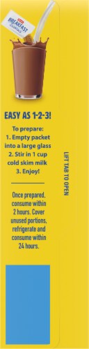 Carnation Breakfast Essentials Light Start Rich Chocolate Milk Nutritional Drink Mix Perspective: right