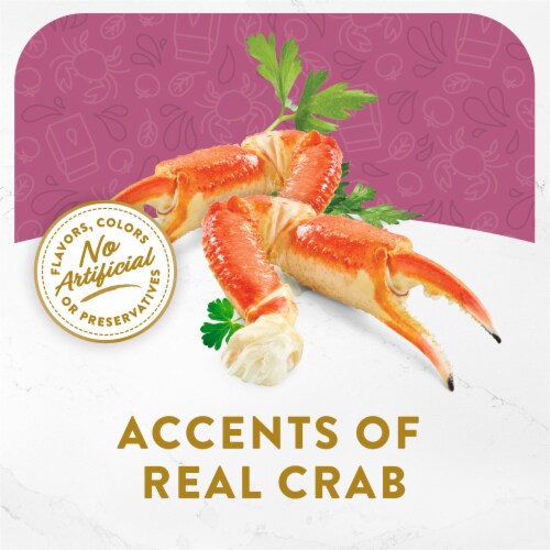 Purina Fancy Feast Broths Wet Cat Food Complement Seafood Bisque & Accents of Real Crab Perspective: right
