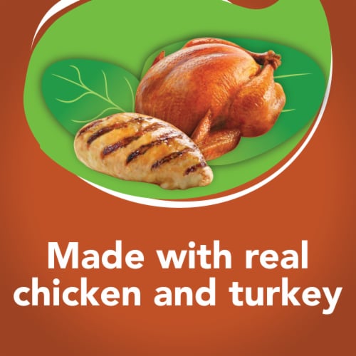 Friskies Indoor Chunky Chicken & Turkey Casserole in Gravy Wet Cat Food Perspective: right